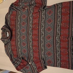 EUC VTG Adolfo Collections Patterned Shimmery Sweater